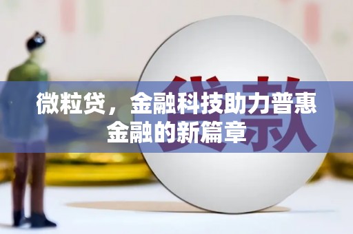 赫山微粒贷，金融科技助力普惠金融的新篇章