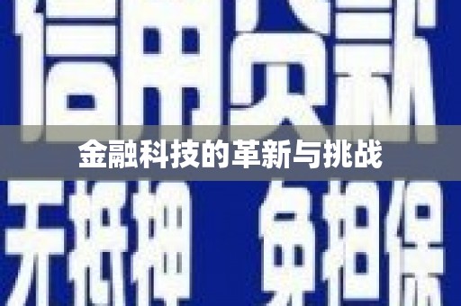赫山金融科技的革新与挑战