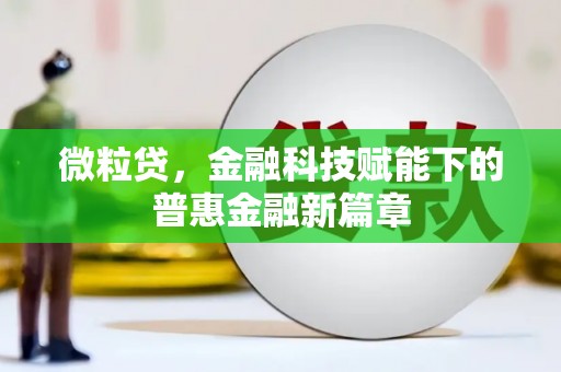 赫山微粒贷，金融科技赋能下的普惠金融新篇章