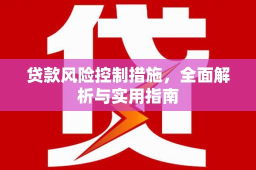 赫山贷款风险控制措施，全面解析与实用指南