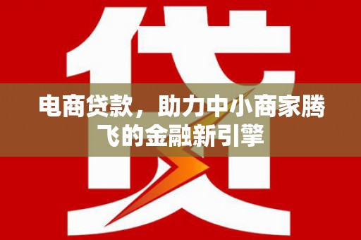 赫山电商贷款，助力中小商家腾飞的金融新引擎