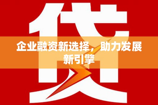 赫山企业融资新选择，助力发展新引擎