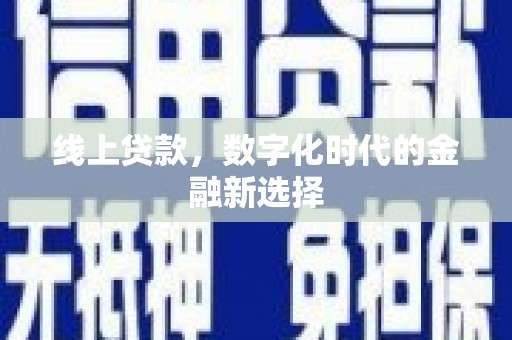 赫山线上贷款，数字化时代的金融新选择