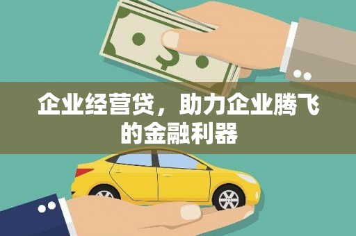 赫山企业经营贷，助力企业腾飞的金融利器