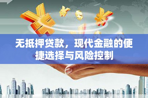 赫山无抵押贷款，现代金融的便捷选择与风险控制