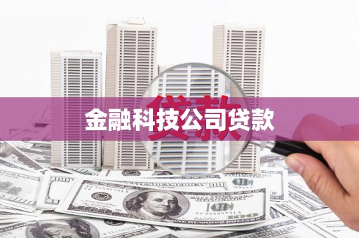 赫山金融科技公司贷款