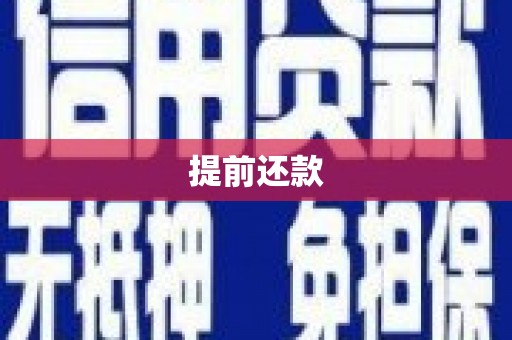赫山提前还款