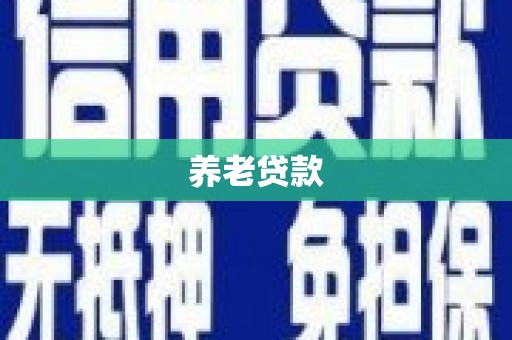 赫山养老贷款