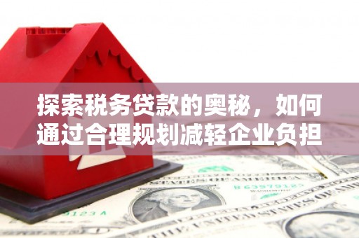 赫山探索税务贷款的奥秘，如何通过合理规划减轻企业负担