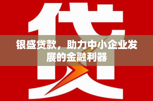 赫山银盛贷款，助力中小企业发展的金融利器