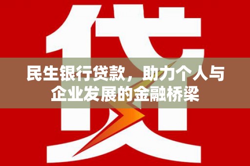 赫山民生银行贷款，助力个人与企业发展的金融桥梁