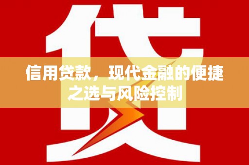 赫山信用贷款，现代金融的便捷之选与风险控制