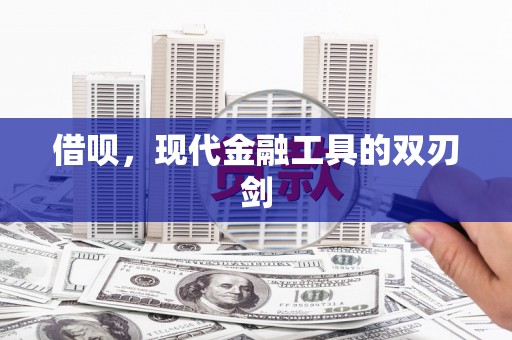 赫山借呗，现代金融工具的双刃剑