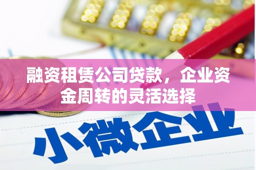 赫山融资租赁公司贷款，企业资金周转的灵活选择