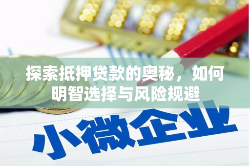 赫山探索抵押贷款的奥秘，如何明智选择与风险规避