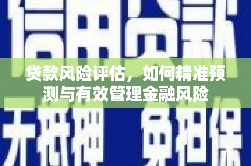 赫山贷款风险评估，如何精准预测与有效管理金融风险
