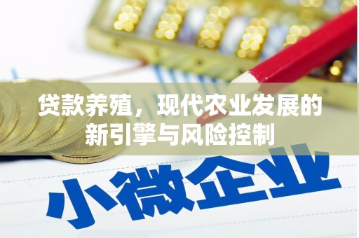 赫山贷款养殖，现代农业发展的新引擎与风险控制