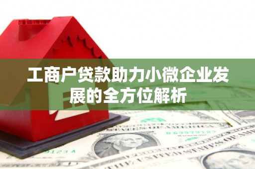 赫山工商户贷款助力小微企业发展的全方位解析