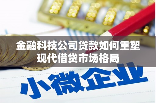 赫山金融科技公司贷款如何重塑现代借贷市场格局