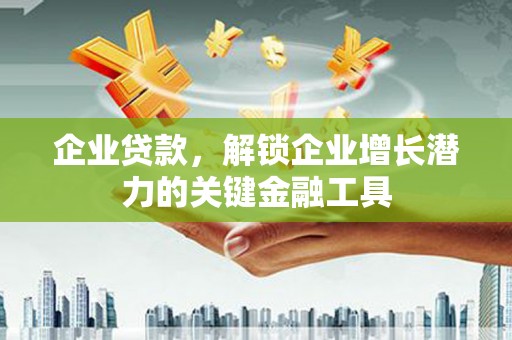 赫山企业贷款，解锁企业增长潜力的关键金融工具