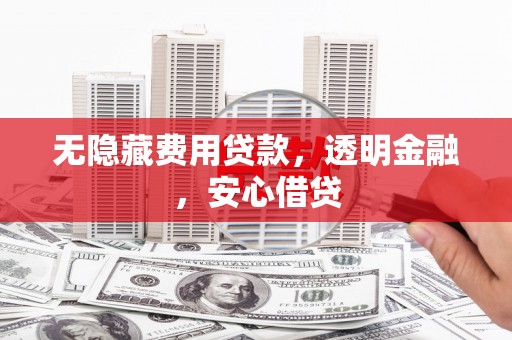 赫山无隐藏费用贷款，透明金融，安心借贷
