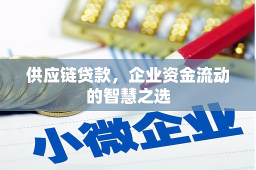 赫山供应链贷款，企业资金流动的智慧之选