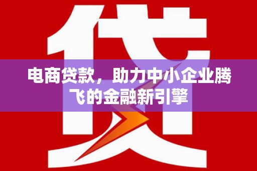 赫山电商贷款，助力中小企业腾飞的金融新引擎