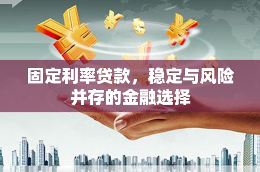 赫山固定利率贷款，稳定与风险并存的金融选择