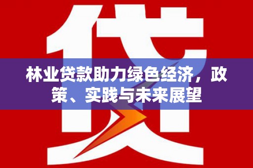 赫山林业贷款助力绿色经济，政策、实践与未来展望