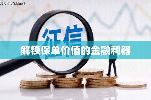 赫山解锁保单价值的金融利器