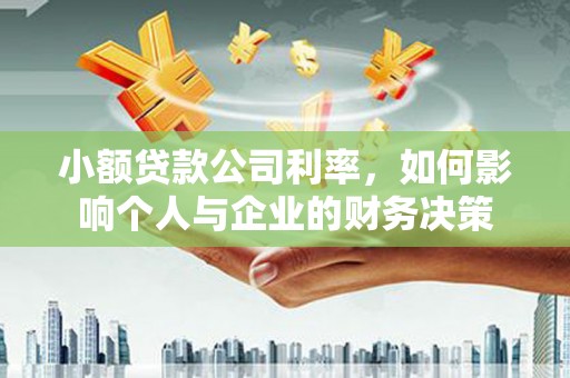 赫山小额贷款公司利率，如何影响个人与企业的财务决策