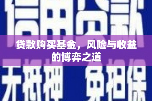赫山贷款购买基金，风险与收益的博弈之道