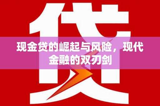 赫山现金贷的崛起与风险，现代金融的双刃剑
