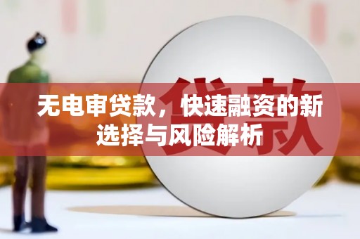 赫山无电审贷款，快速融资的新选择与风险解析