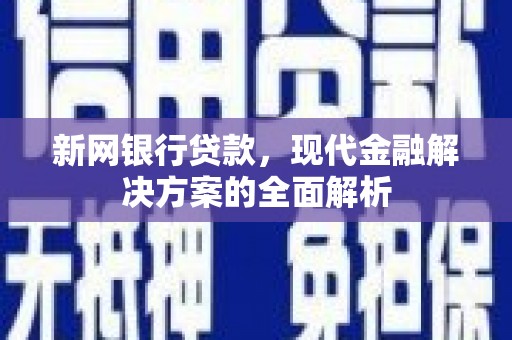 赫山新网银行贷款，现代金融解决方案的全面解析