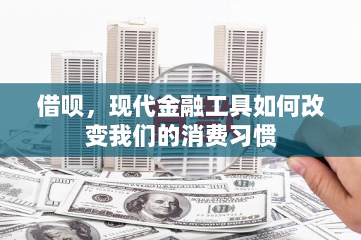 赫山借呗，现代金融工具如何改变我们的消费习惯