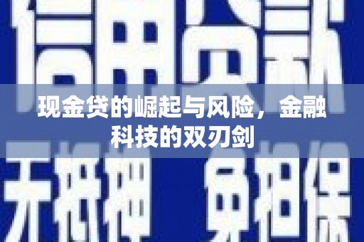 赫山现金贷的崛起与风险，金融科技的双刃剑