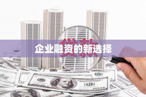 赫山企业融资的新选择