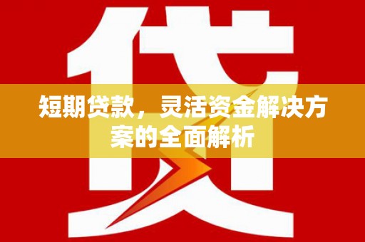 赫山短期贷款，灵活资金解决方案的全面解析