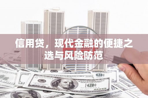 赫山信用贷，现代金融的便捷之选与风险防范