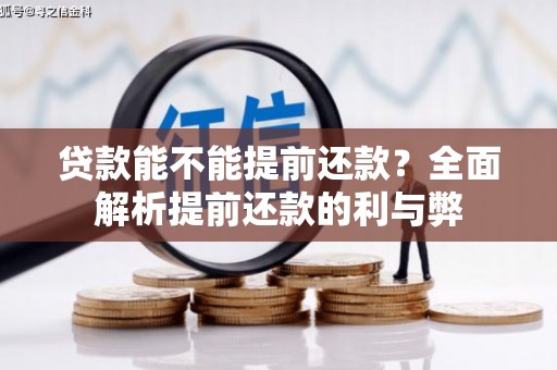 赫山贷款能不能提前还款？全面解析提前还款的利与弊
