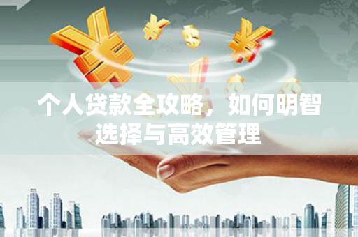 赫山个人贷款全攻略，如何明智选择与高效管理