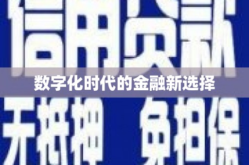 赫山数字化时代的金融新选择