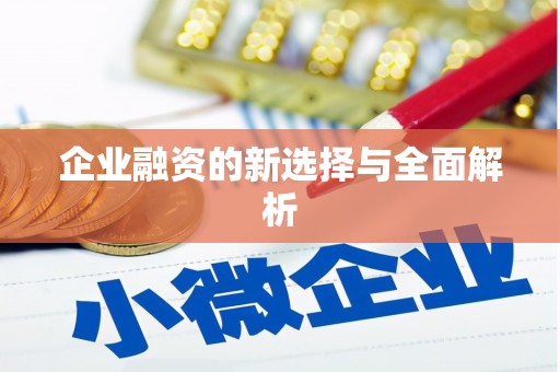 赫山企业融资的新选择与全面解析