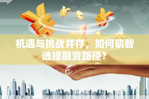 赫山机遇与挑战并存，如何明智选择融资路径？